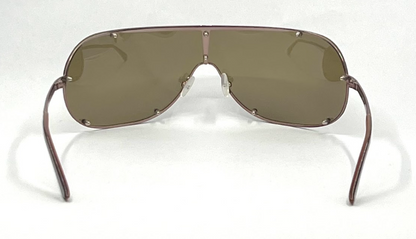 Basile BA4306 Col 30-Y2K Vintage Shield Sunglasses Made Italy-NOS-Rare