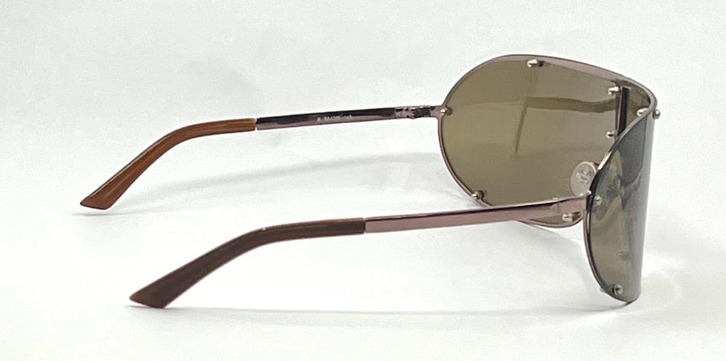 Basile BA4306 Col 30-Y2K Vintage Shield Sunglasses Made Italy-NOS-Rare