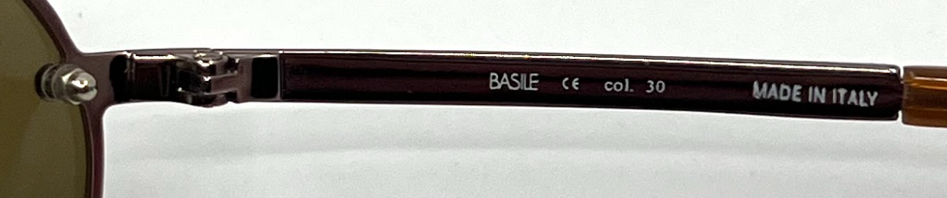Basile BA4306 Col 30-Y2K Vintage Shield Sunglasses Made Italy-NOS-Rare