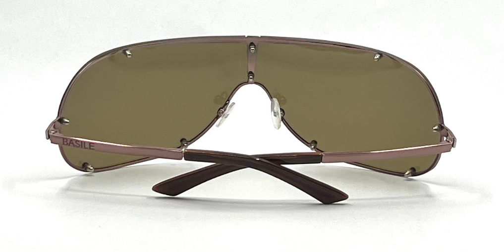 Basile BA4306 Col 30-Y2K Vintage Shield Sunglasses Made Italy-NOS-Rare