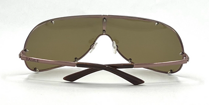 Basile BA4306 Col 30-Y2K Vintage Shield Sunglasses Made Italy-NOS-Rare