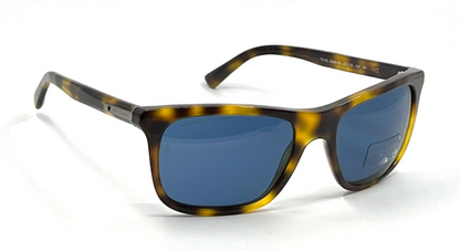 Bvlgari 7018 5299/80 Tortoise Blue Lens Vintage Sunglasses Made in Italy 57-19
