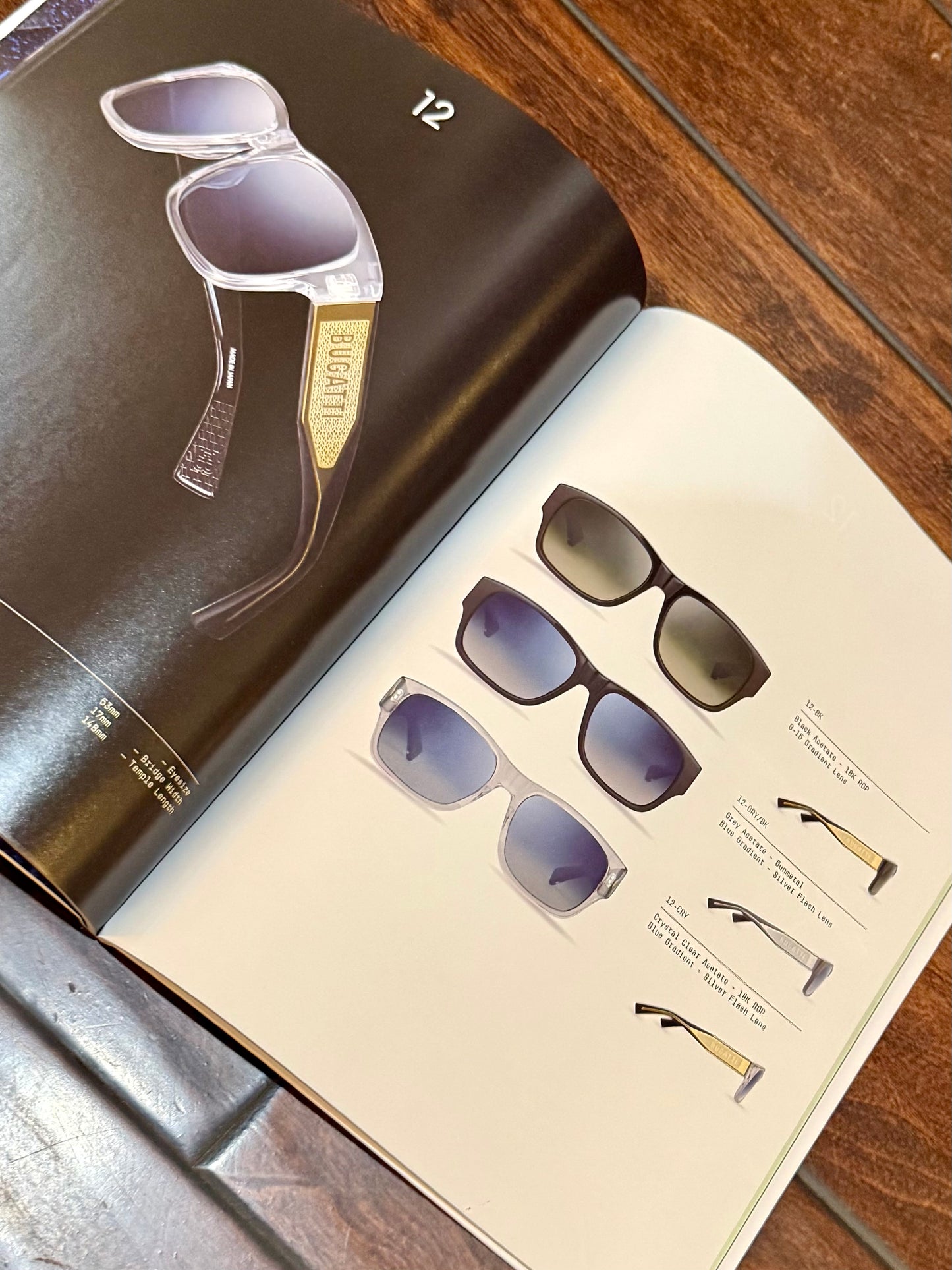 Bugatti Eyewear Collection Official Catalog-Luxury Carbon Package Book