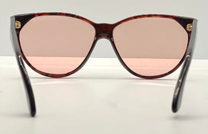 Galileo PLD-14 Vintage Sunglasses w/New, Pink Tint Custom Lenses-57mm-Italy-Unworn