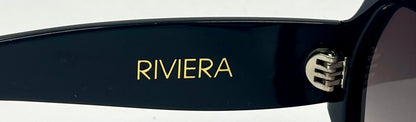 Wildfox Riviera Oversized Black Sunglasses – Gradient Lenses – Deadstock