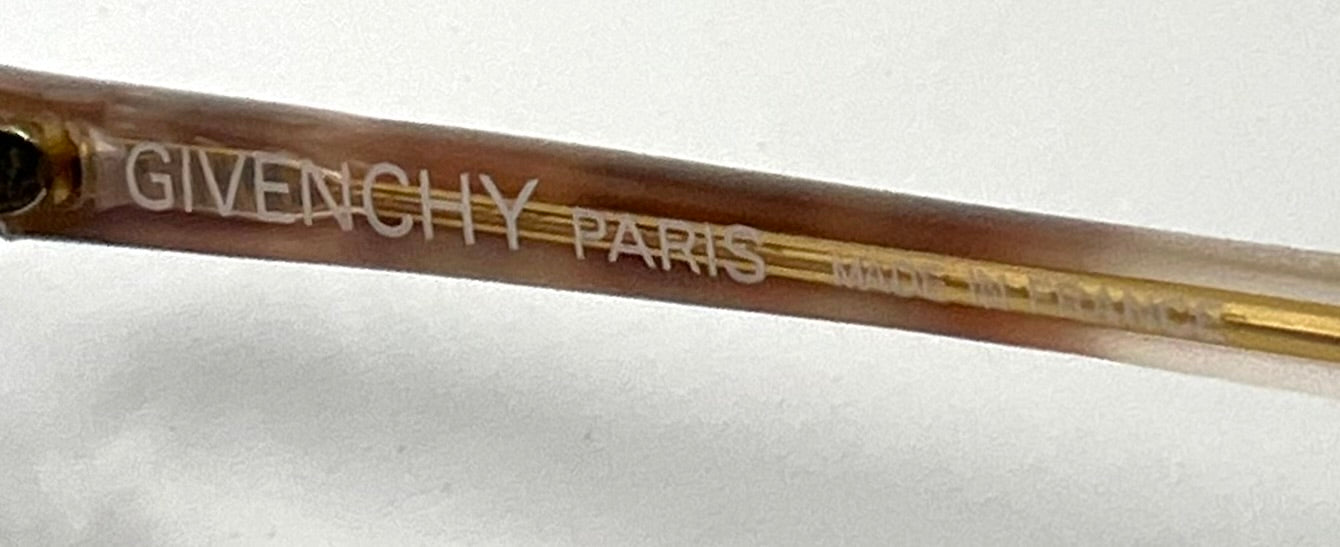 Givenchy Paris 004 Vintage Sunglasses-New Blue/Pink Gradient Custom Lenses-UNWORN