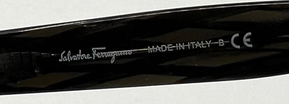 Salvatore Ferragamo 2669 593 Sunglasses w/New Solid Green Custom Lenses-53mm-Italy