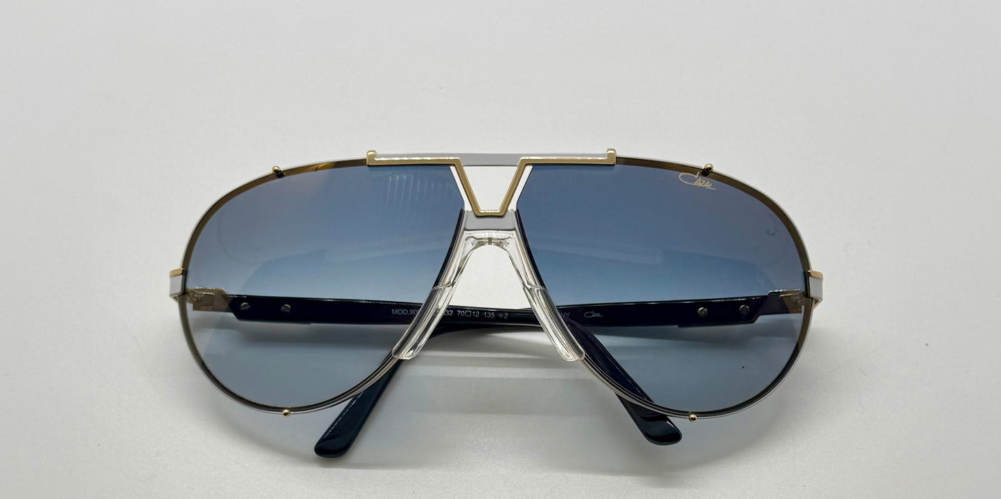 Cazal 909 332 VINTAGE Sunglasses-Blue Gradient Lenses-Germany-NOS-Germany