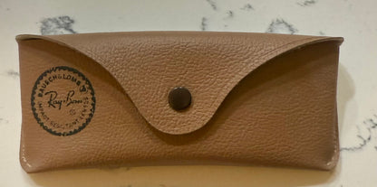 Bausch & Lomb Ray-Ban Shooter 62-8 Arista Gold Amber Mineral Glass-USA