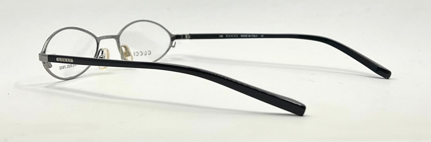 Gucci GG 1668 B36 Oval Optical Frames-Y2K VINTAGE-Unworn-Italy-49mm