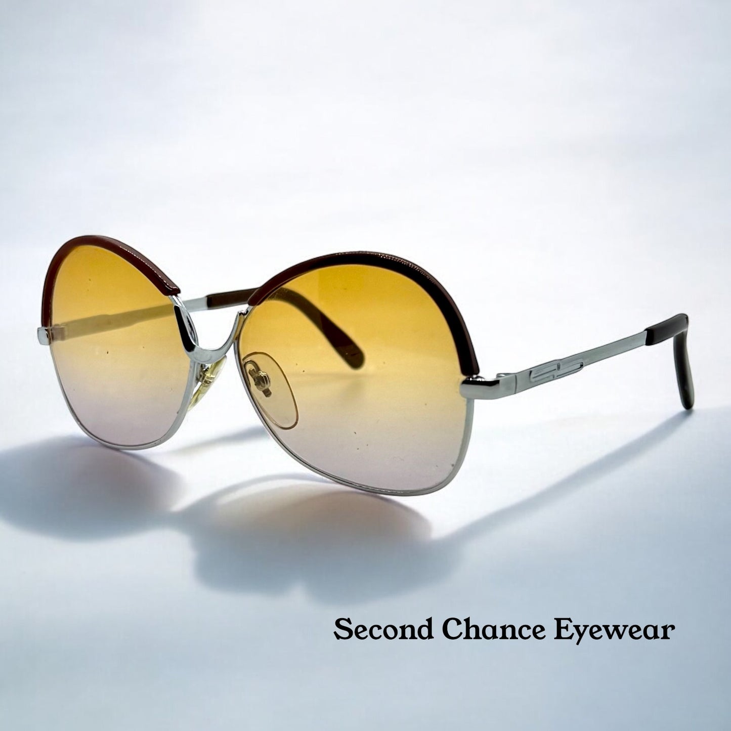 SILHOUETTE 460 Vintage Sunglasses – Deadstock Frame w/New Custom Gradient Lenses