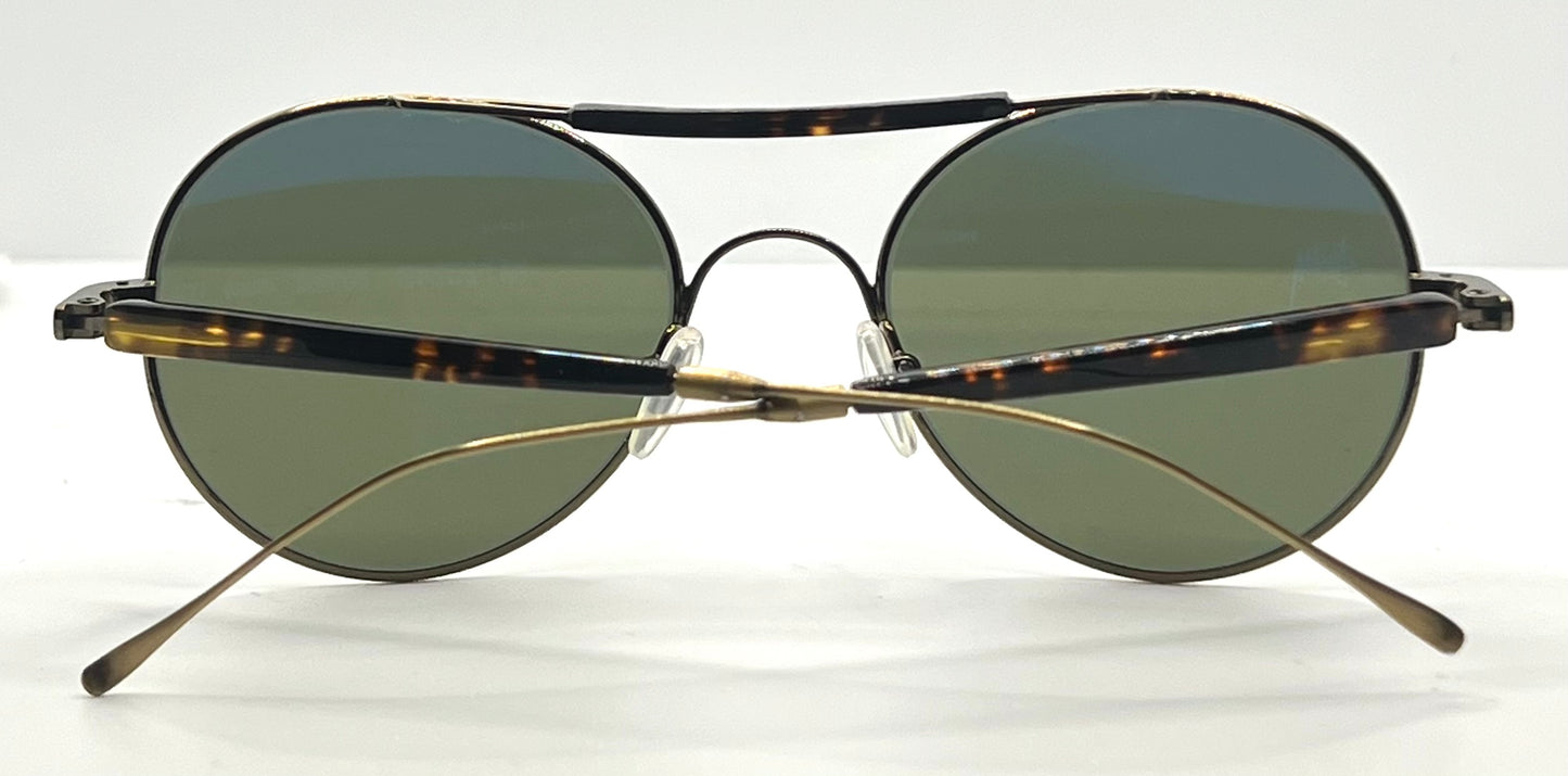 Mosley Tribes x Stüssy MT2034S 503952 Sunglasses-Gold Tortoise 53-21mm-Full Kit