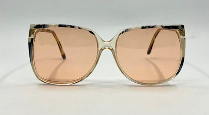 Valottica Italia 3560 VINTAGE Sunglasses-New Solid Peach Custom Lenses-Italy