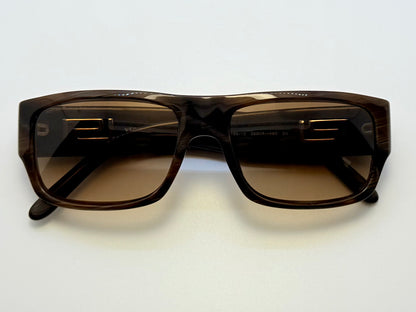 Versace 4127- Brown Gradient Sunglasses – Vintage Deadstock, Made in Italy