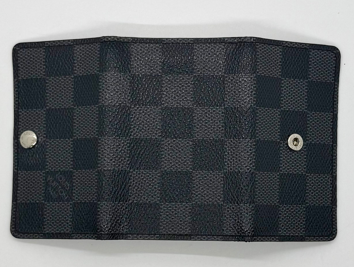Louis Vuitton Damier Graphite 6 Ring Key Holder Wallet Made in France