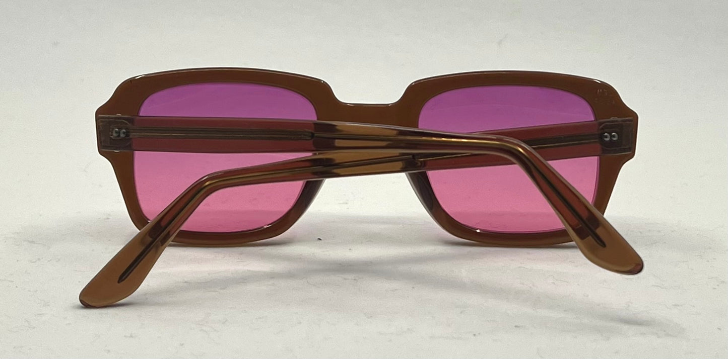 USS BCG 46-24 Vintage Military Glasses – Pink Gradient Second Chance Customs