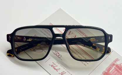 Jacques Marie Mage EVANS in NOIR w/New, Gradient lenses-Ltd. of 500 pcs-Full Kit