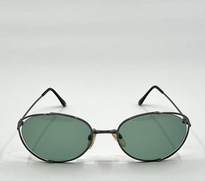 Vintage Yves Saint Laurent 4163 Sunglasses w/New Solid Green Custom Tinted Lenses-Unworn