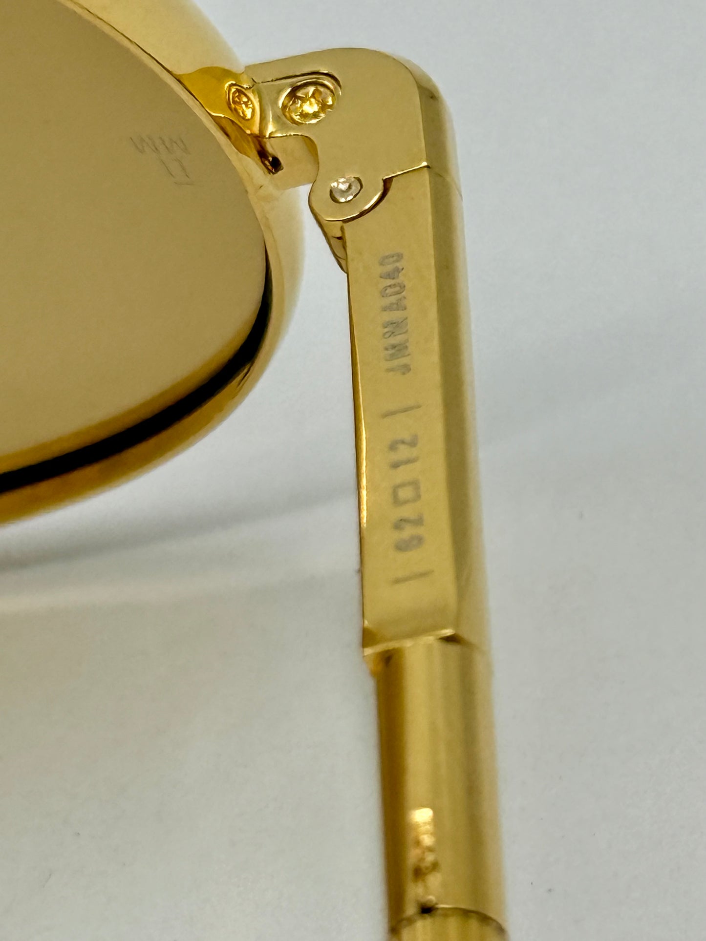 Jacques Marie Mage DAIDO in GOLD Sunglasses-Ltd 500 Full Kit-Japan-UNWORN