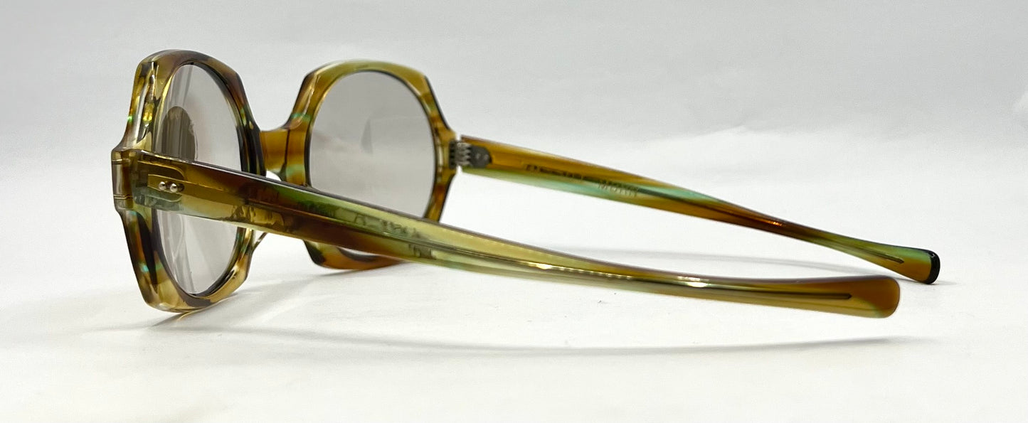 American Optical SunVogues HEX O Deadstock Tintomatic Dark Gray Lenses