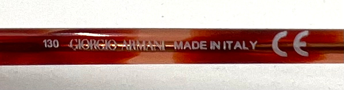 Giorgio Armani GA465 Vintage Semi-Rimless Optical Frame-Unworn-Italy
