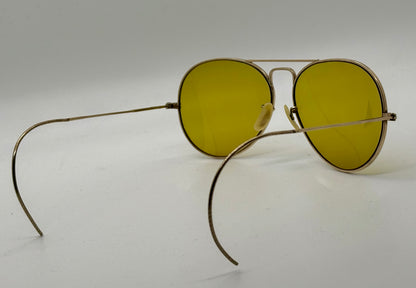 Vintage 1940s Aviator Sunglasses w/ Brand New-Custom Berko’s Designs Lenses