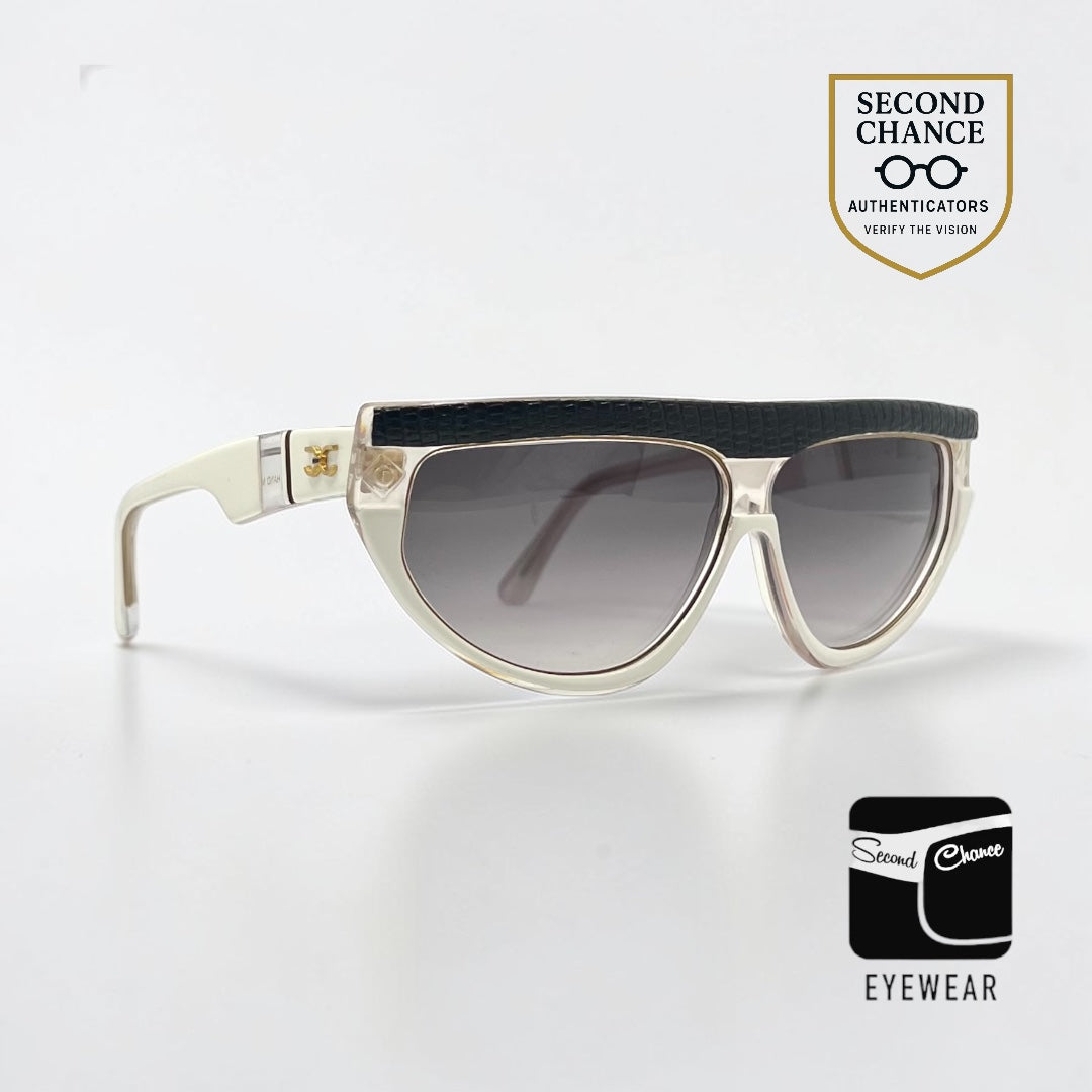 Claudio Carlotti STRATOS CC.07 Unworn Vintage-French Leather Sunglasses