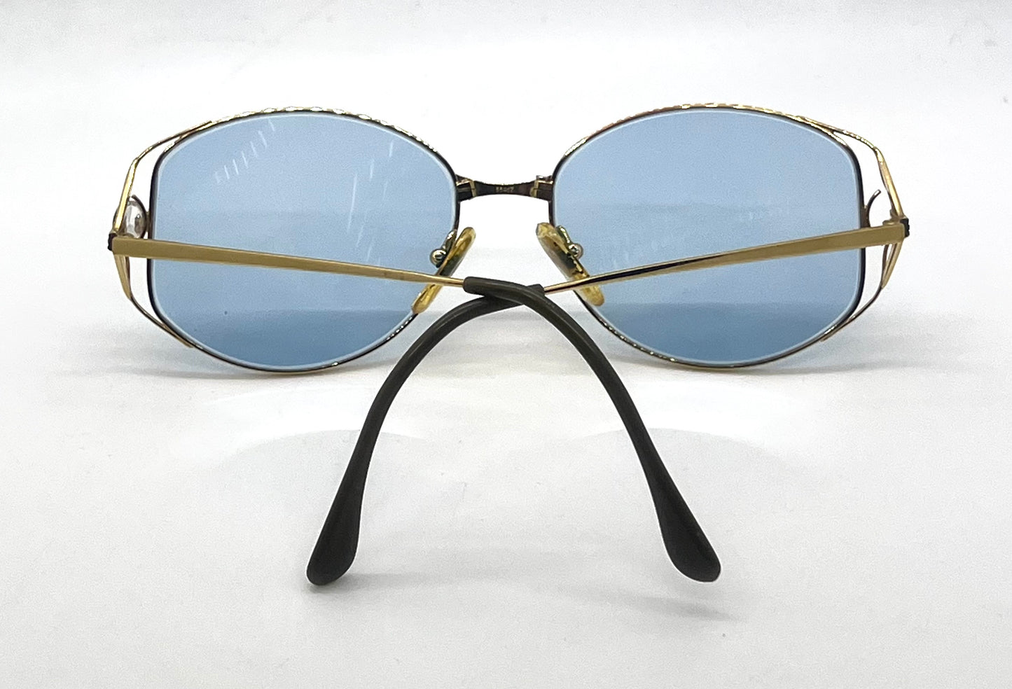 Giorgio Armani 206 703 Vintage Sunglasses-New Sky Blue Custom Lens-Unworn/Italy