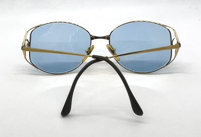Giorgio Armani 206 703 Vintage Sunglasses-New Sky Blue Custom Lens-Unworn/Italy