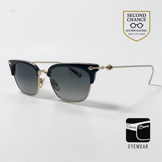 Chrome Hearts SLUNTRADICTION - Gold Sunglasses Zeiss Lenses Japan Authentic