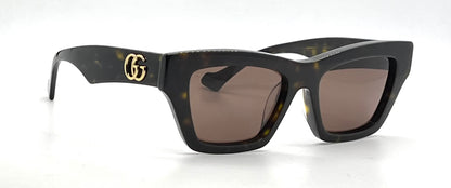 Gucci GG1753S 002 Tortoiseshell Brown Sunglasses-Unworn/Full Kit Made in Italy