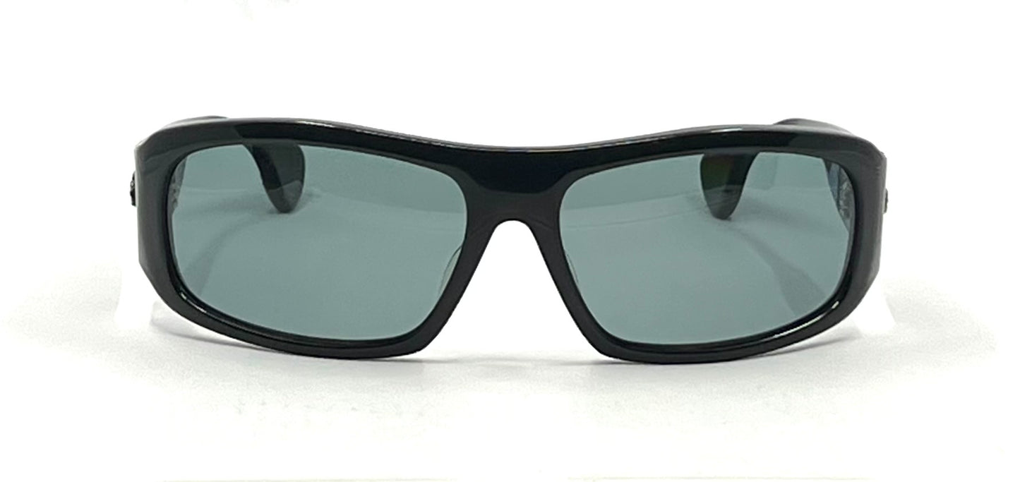 Chrome Hearts Dixie Normus BK -New Zeiss Blue Smoke Custom Lenses-Full Kit