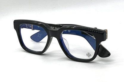 Chrome Hearts Vagillionaire II BK Black Optical Eyeglasses-Unworn-Full Kit-Japan