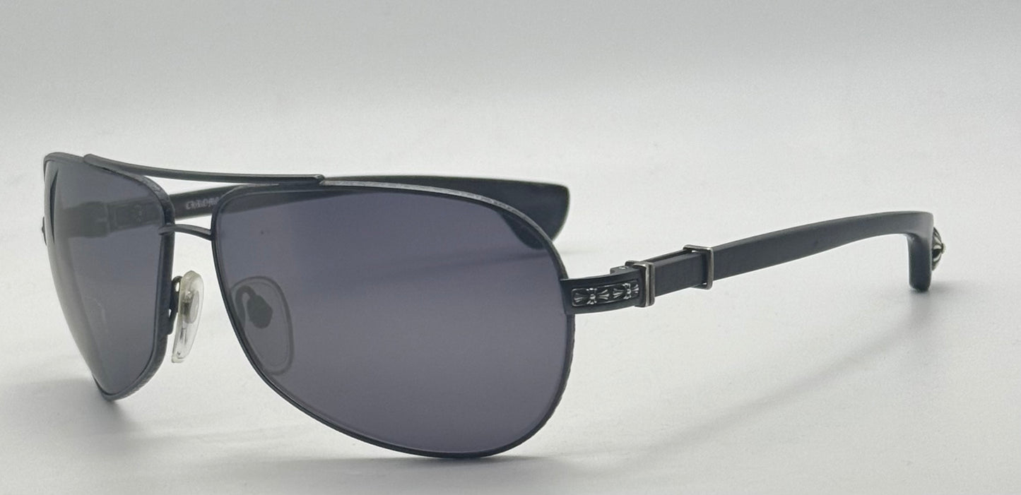 Chrome Hearts Grand Beast II Sunglasses – Frost Mirror Lenses – Full Kit – Rare