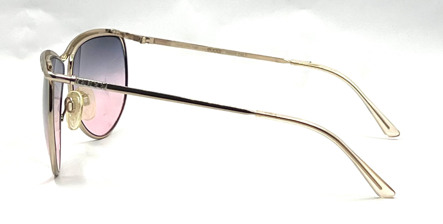 Gucci GG2232 95N-Vintage  Silver Sunglasses-New Blue/Rose CustomLenses