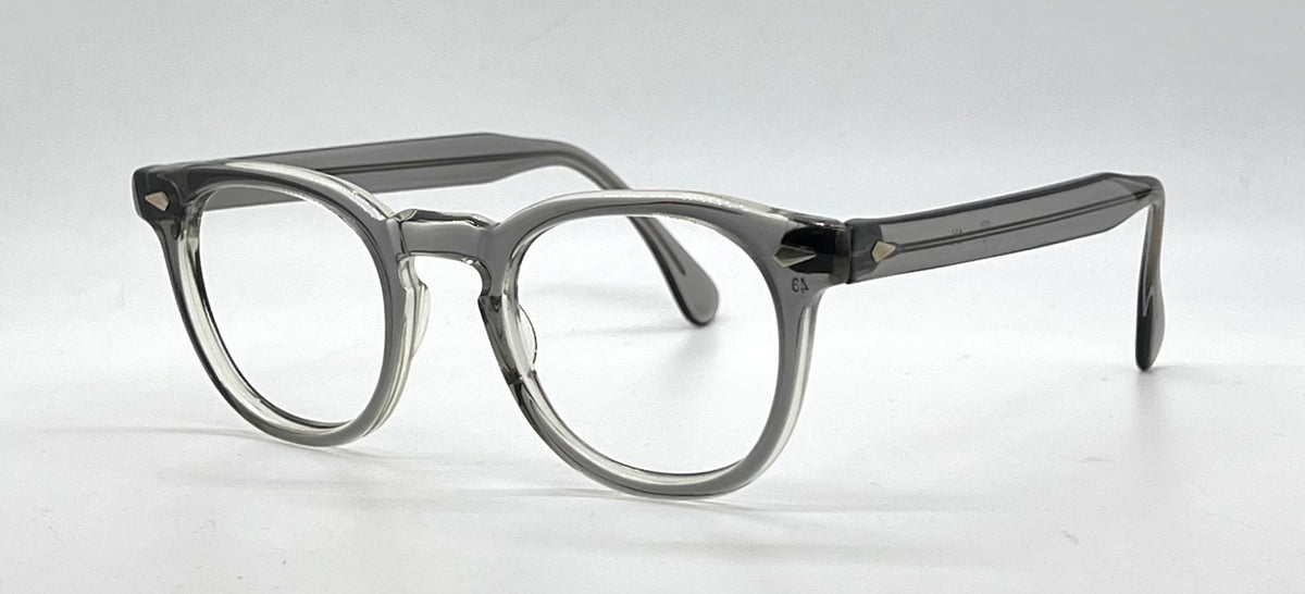 Tart Optical Arnel VINTAGE 48-24 Crystal Gray Eyeglass Frame Original Made in USA