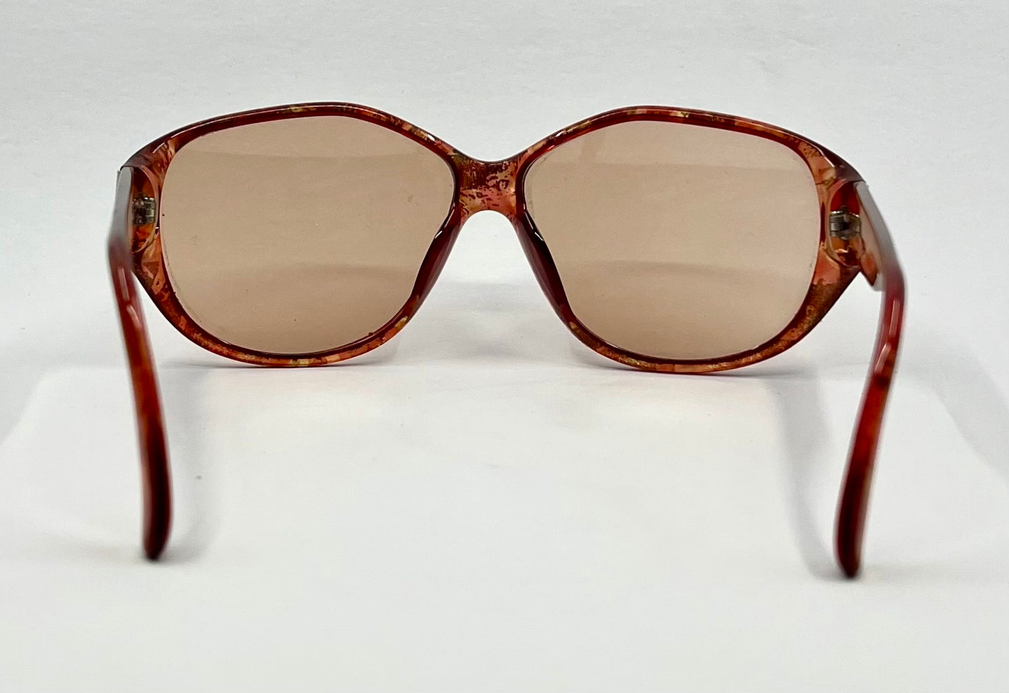 Christian Dior 2497 Optyl Red/Gold Marble- 80s VINTAGE Sunglasses-Germany-62mm