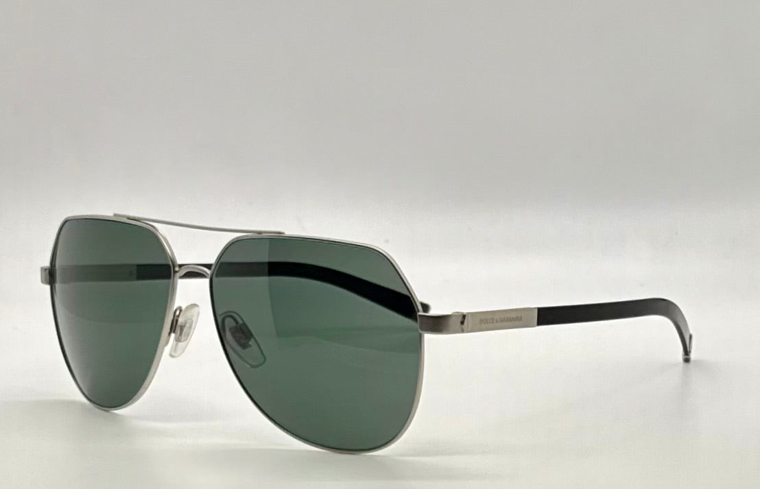 Dolce & Gabbana DG6101 Basalto 60mm-Full-Rim Aviator Sunglasses-Italy-Unworn