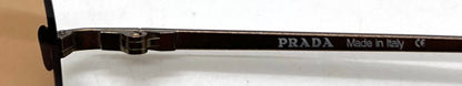 Prada VPR 72C-Y2K Bronze Sunglasses-New Solid Amber Custom Lenses-Italy
