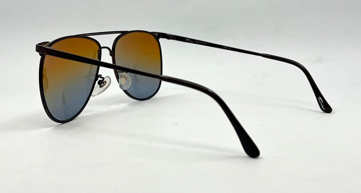 Tura MOD 278 Vintage Bronze Metal Sunglasses w/New Gradient Custom Lenses