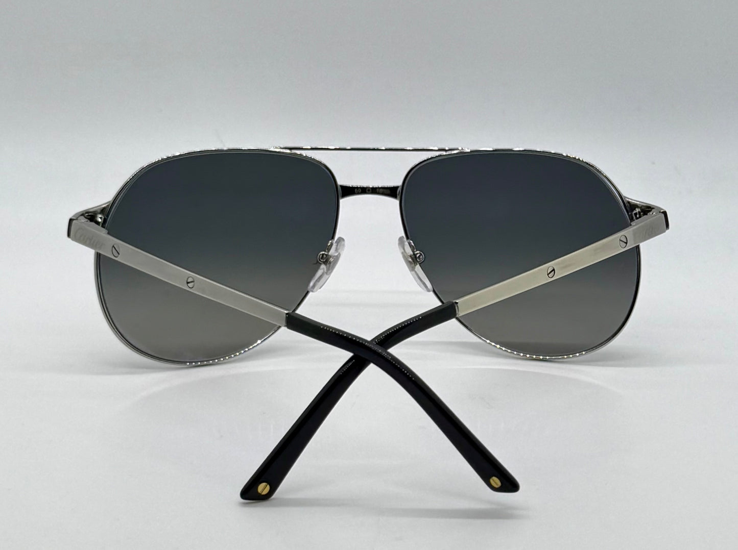 Cartier Santos-Dumont Edition Aviator Sunglasses Zeiss Polarized Deadstock