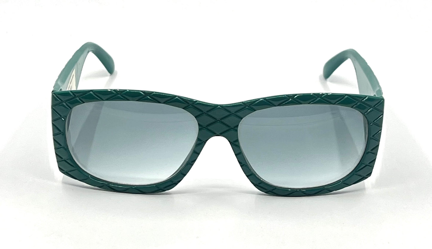 Helena Rubinstein HR 22 07 Quilted VINTAGE Sunglasses France-Deadstock/Unworn