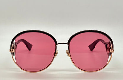 Christian Dior New Volute 58EVC Vintage Sunglasses-Rose Lenses-Full Kit-NOS/Unworn-57mm
