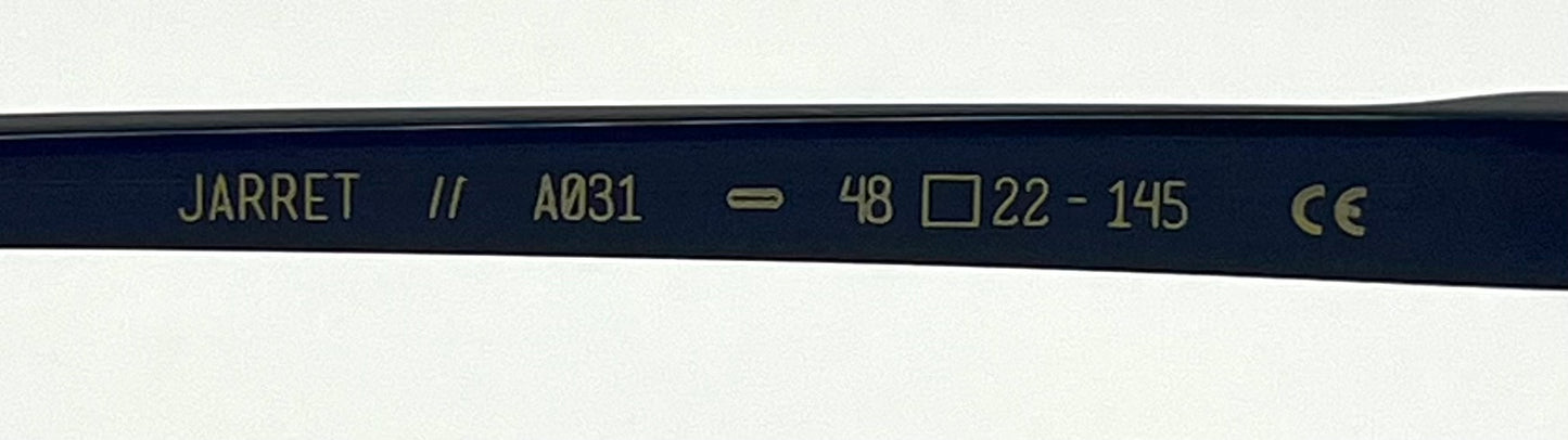 Odette Lunettes Jarret II A031 Sunglasses w/New Sky Blue Custom Tinted Lenses