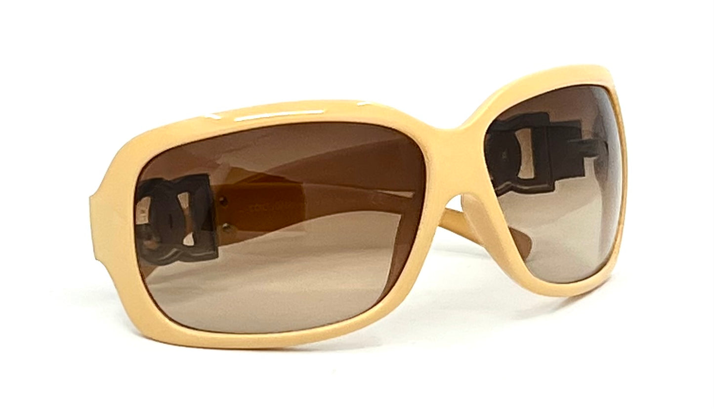 Dolce & Gabbana DG6029-B Crystal Logo Sunglasses-Vintage Y2K-Italy