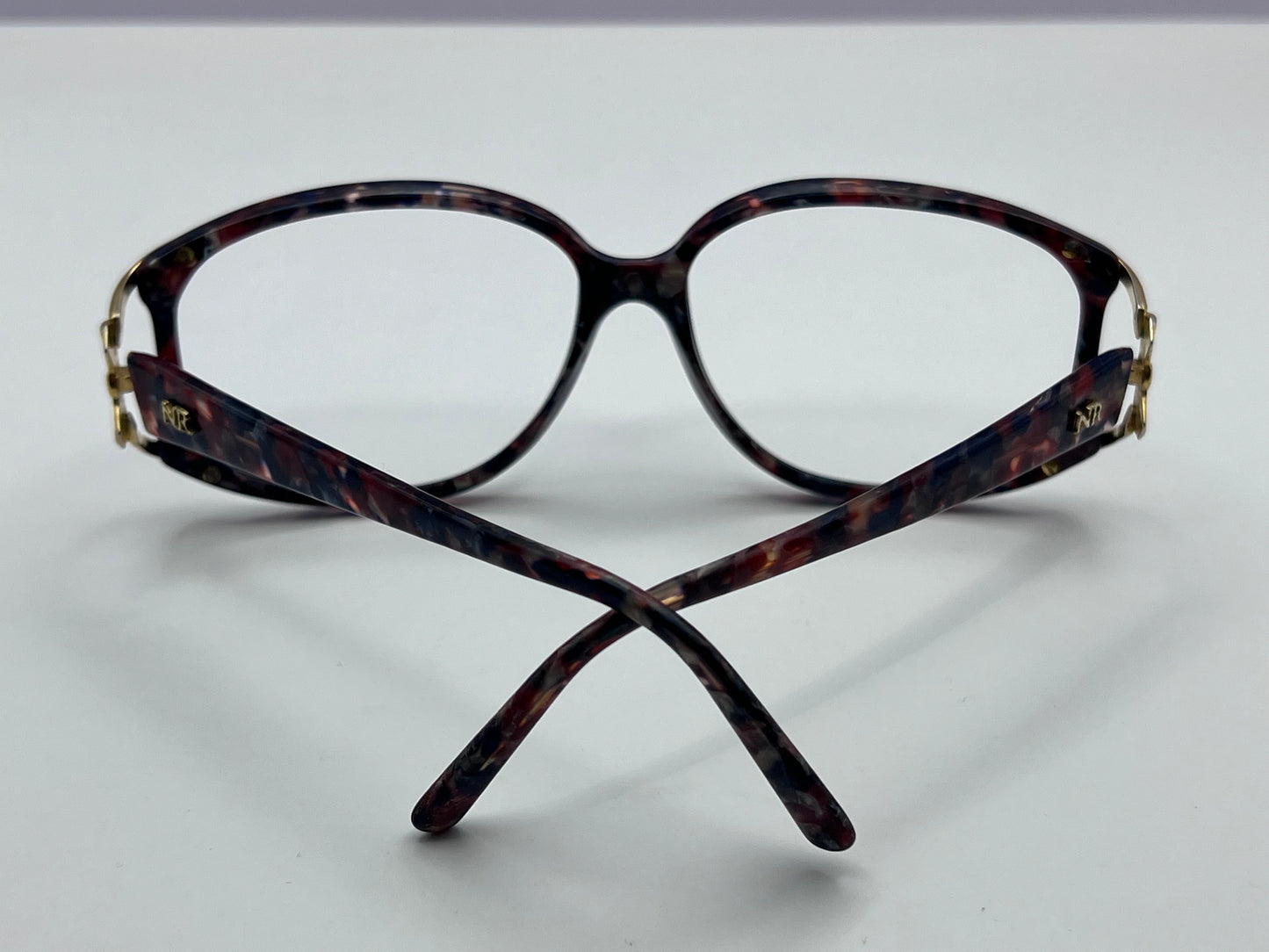 Nina Ricci NR 3010 COL.6240 Butterfly Frame-Multi Color With Gold Hardware 55-16