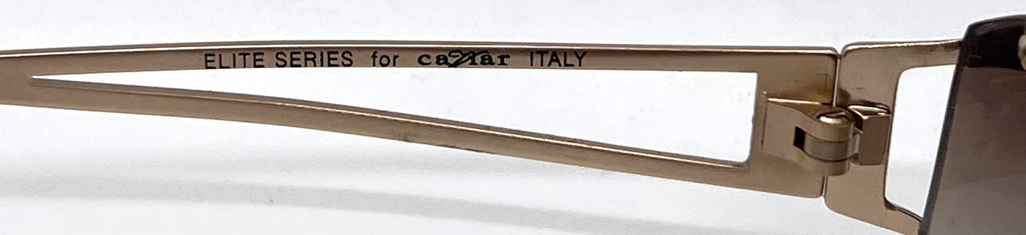 Caviar Elite Series M2253 C21 VINTAGE 90s Sunglasses-Unworn-Italy