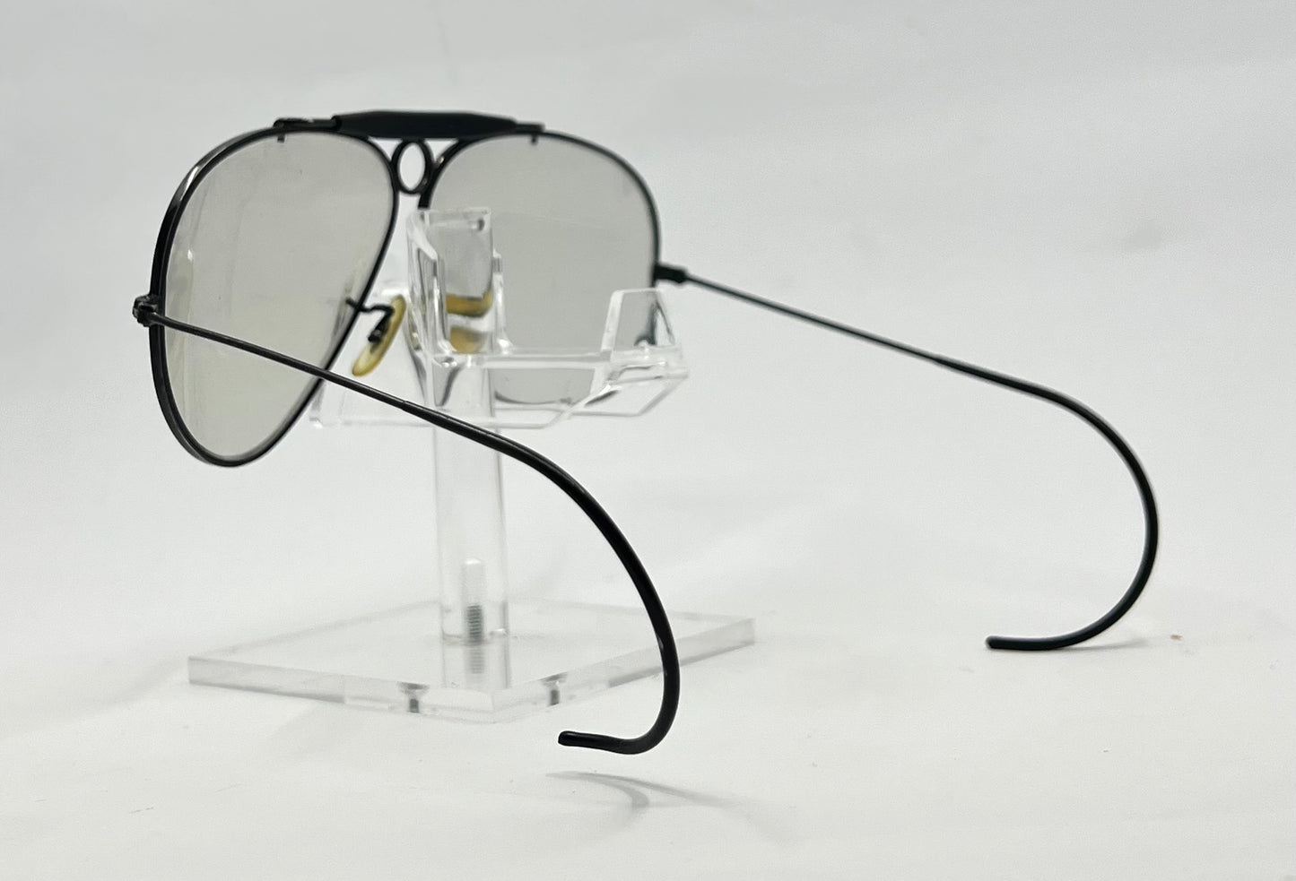 Ray-Ban Vintage Outdoorsman II-Black Aviator-Photochromic Lenses-62mm