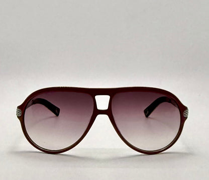 Mosley Tribes “HAYES”-MT6024-S 1144/13 Red Aviator Sunglasses– Full Kit-Discontinued