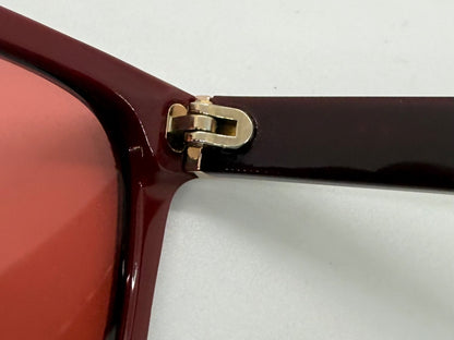 Marc Jacobs MARC 123 OXU Cat Eye Sunglasses w/New Solid Pink/Red Custom Lenses-New/Unworn